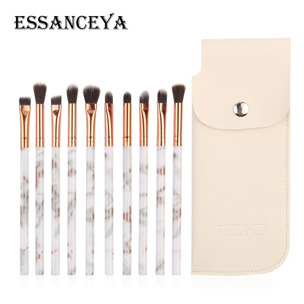 ESSANCEYA кистей для макияжа 7/10 шт. многофункциональный макияж, основа, тени для век набор кистей мини кисти с косметическим кисточки в сумке инструменты