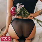 3 шт.компл. женские сексуальные сетчатые трусики, женские трусики, женское нижнее белье с вырезами, женское дышащее нижнее белье для девушек