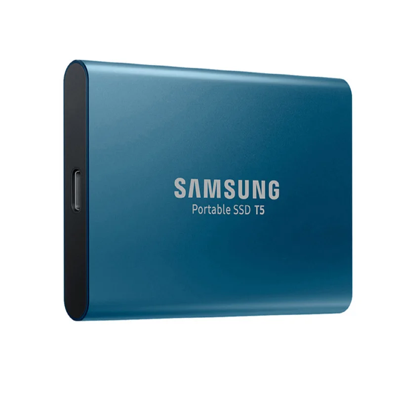 SAMSUNG T5 Portable SSD USB3.1 500GB 1TB External Solid State Disk Type-C HDD for Laptop - Цвет: Blue