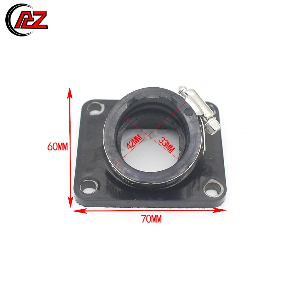 

Carburetor Interface Adapter Intake Manifold Fit for Yamaha AG100 DT100 DT125 MX100 RT100 76-83/90-20 Motorcycle Accessories