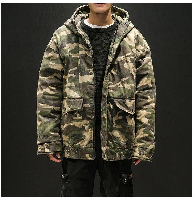 Парка мужские зимние куртки хлопковые Chaquetas Hombre камуфляжное пальто мужские s повседневные камуфляжные мужские куртки и пальто оптом