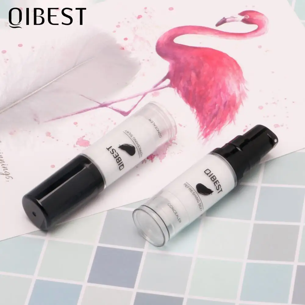 QIBEST тональный крем для макияжа меняющий цвета увлажнитель лица основа с высоким