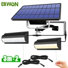 Подвесной светильник на солнечной батарее с двойной головкой, уличная и комнатная водонепроницаемая лампа на солнечной батарее с выключателем, для садосветильник прожектора