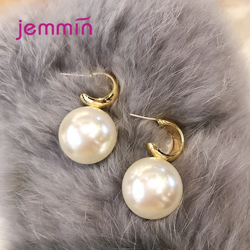 Корейские Роскошные серьги-гвоздики из стерлингового серебра 925 пробы с