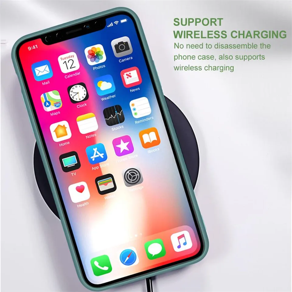 Роскошный оригинальный силиконовый чехол для iPhone SE 2020 11 Pro Max X XR Xs 7 8 6 6s Plus с