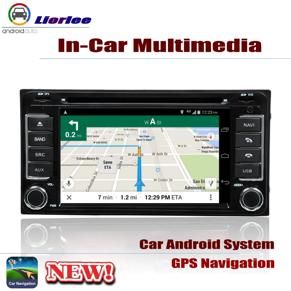 Автомобильный DVD проигрыватель с GPS навигацией и системой Android аудиовидео стерео
