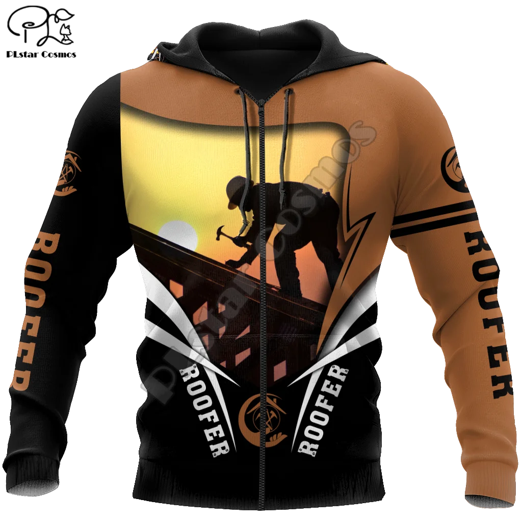 

PLstar Cosmos 3DPrint Summer Newfashion Roofer Art Worker Harajuku Streetwear Unisex Men/Women Funny Hoodies/Sweatshirt/Zip T-3