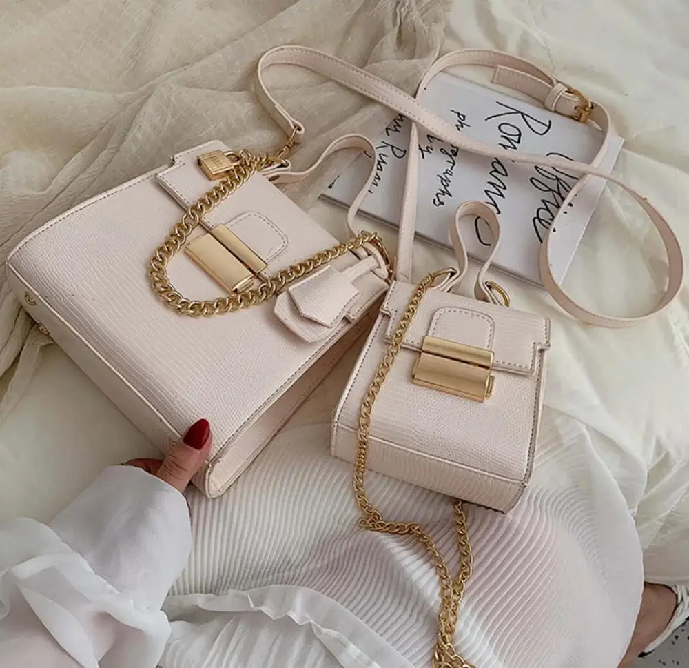 Элегантная женская сумка с узором крокодиловая кожа 2019 новая качественная