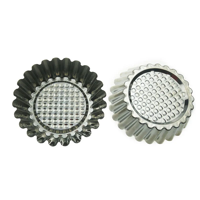 6 шт. форма для выпечки тортов яйцо Тарт пирожное пресс круглого Кружева