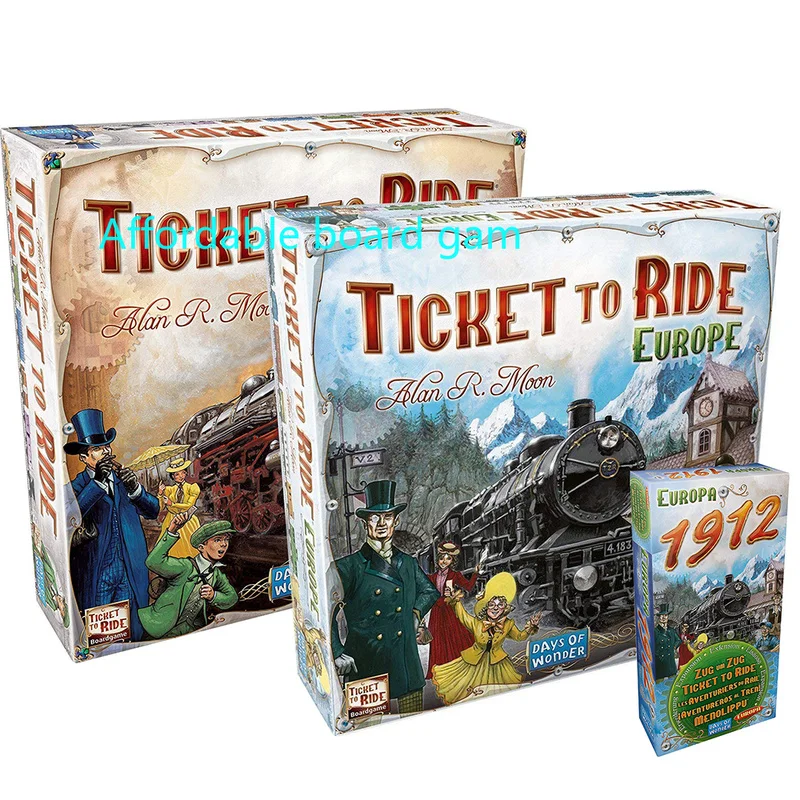 

Билет для езды и настольная игра расширения 1912 для Европы TTR