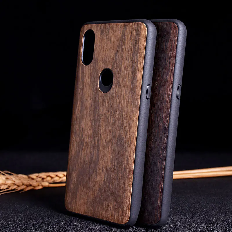 Чехол с имитацией под дерево для Xiaomi Mi Mix3 пасторальным дизайном ТПУ + ПК материал 2