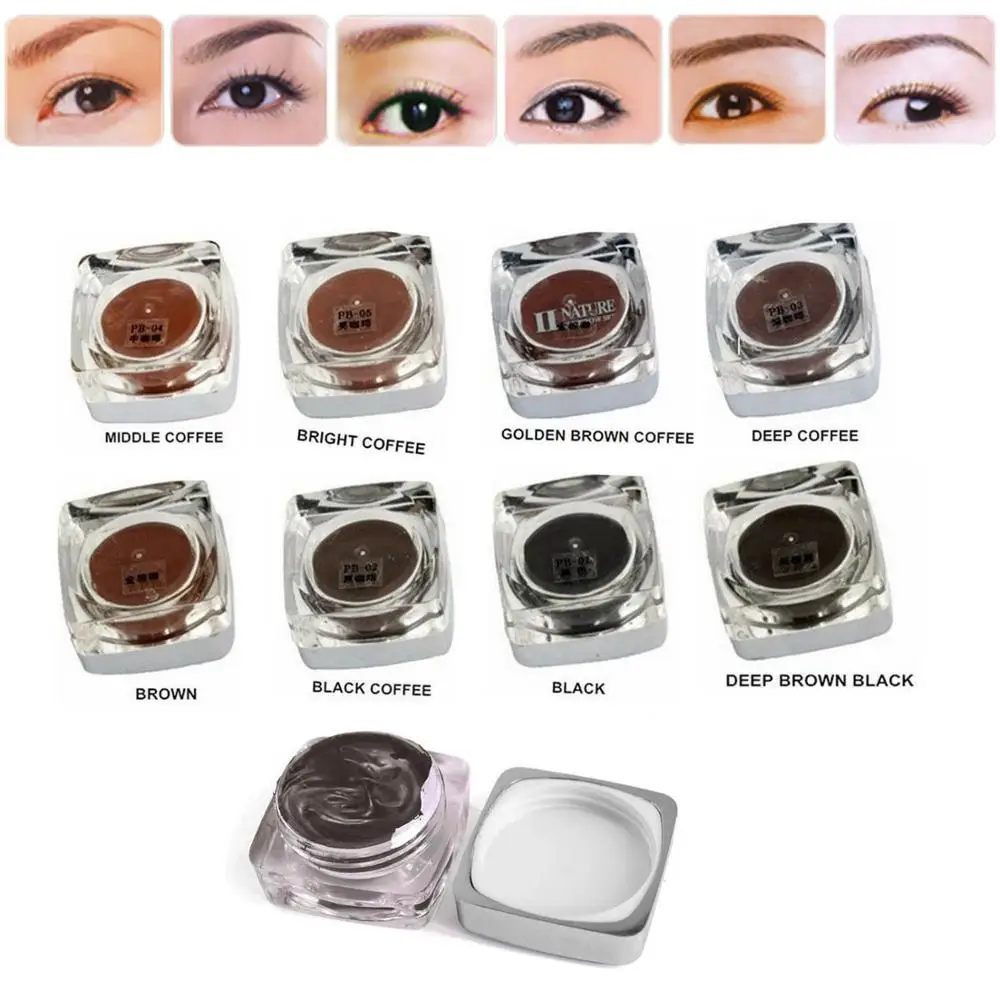 100% растительная эссенция Перманентная подводка для бровей губ тату пигмент