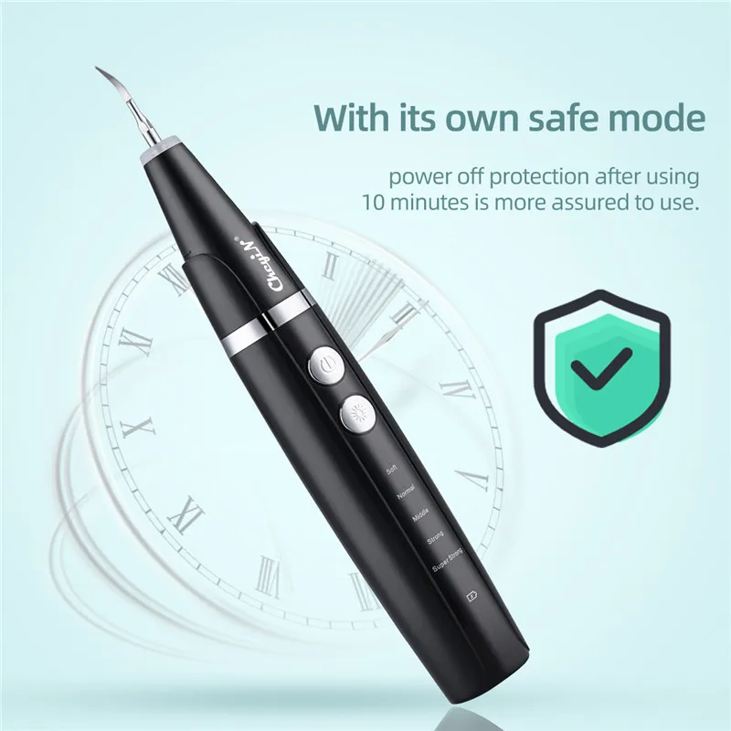 

CkeyiN 5 Modes Ultrasonic Dental Calculus Scaler Remover Electric Tartar Whitening Kit Teeth Plaque Stains Cleaner Oral Care 50