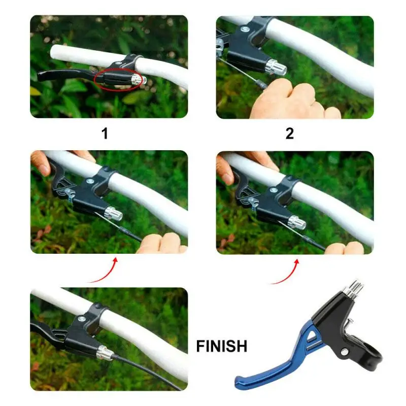 2 шт. 4 цвета велосипедный v-образный рычаг сплав пластик MTB горный правый и левый