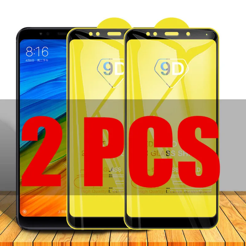 

2 шт. 9D стекло для Xiaomi Redmi 5 Plus защитное стекло на Xiomi Redmi 5 plus 5 plus Защитная пленка для экрана