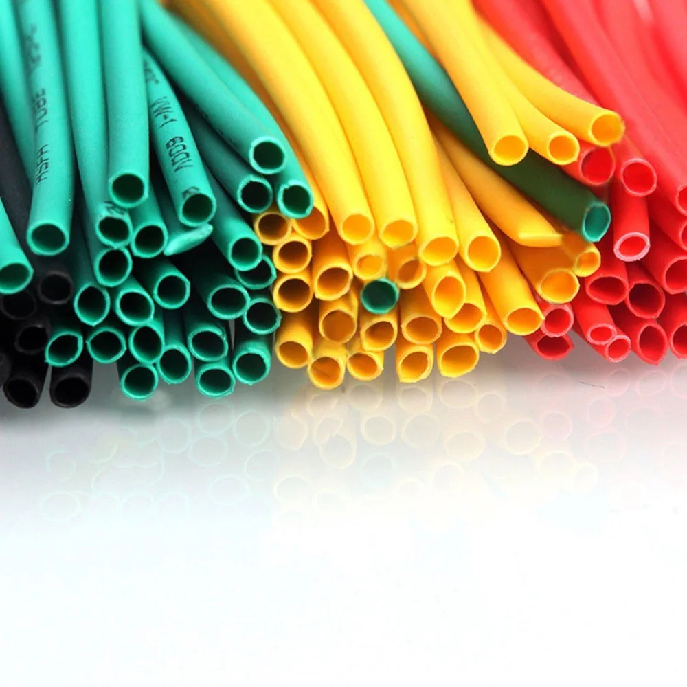 

530PCS 2:1 Polyolefin Heat Shrink Tubing Tube Sleeve Wrap Assortment Elements UK