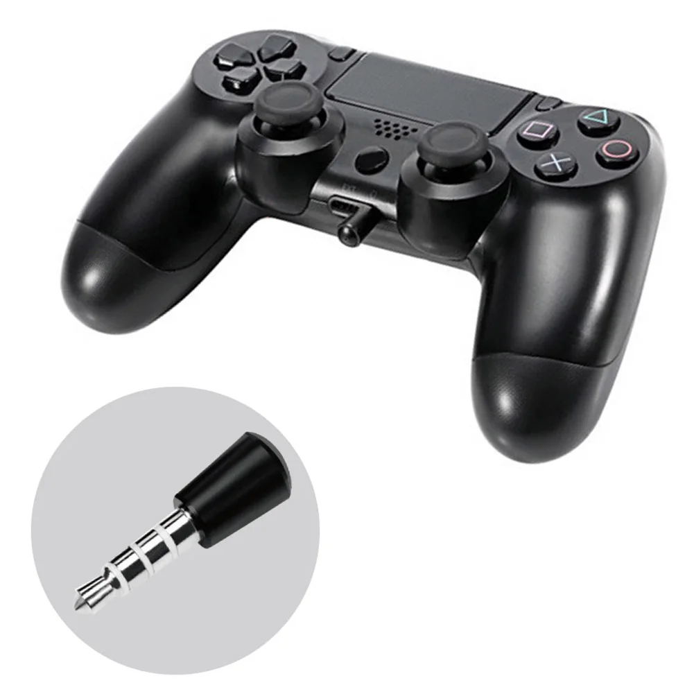 Home Stable Portable Game Controller Network 4.0 EDR Mini ABS Receiver Wireless Dongle USB Adapter 3.5mm Input For PS4 Headset |