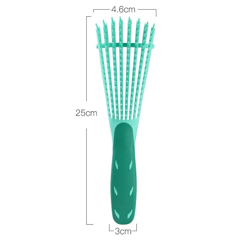

Eight Claw Comb Anti-Static Scalp Comb Non-Slip Handle Eight Rows Hair Brush Styling Tools Soft and Easy to Clean