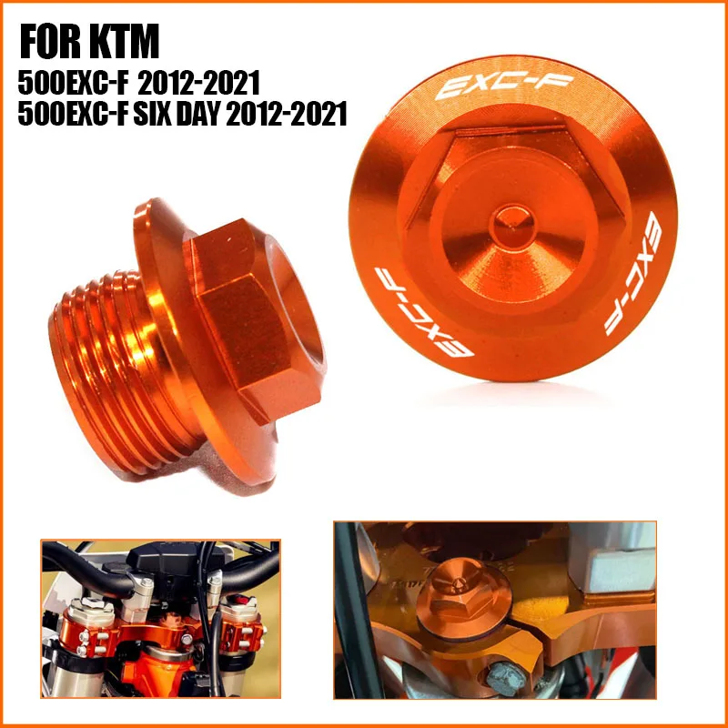 

Для нового мотоцикла 2012 EXC-F 500EXC-F 2021-500 шесть дней, алюминиевый CNC рулевой ремень, гайка, винт 500EXC-F EXC-F ECXF