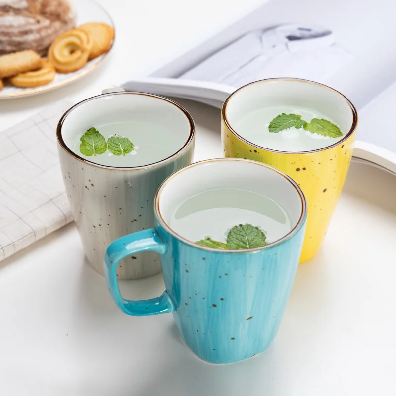 Набор керамических кофейных чашек набор из трех предметов простой креативный