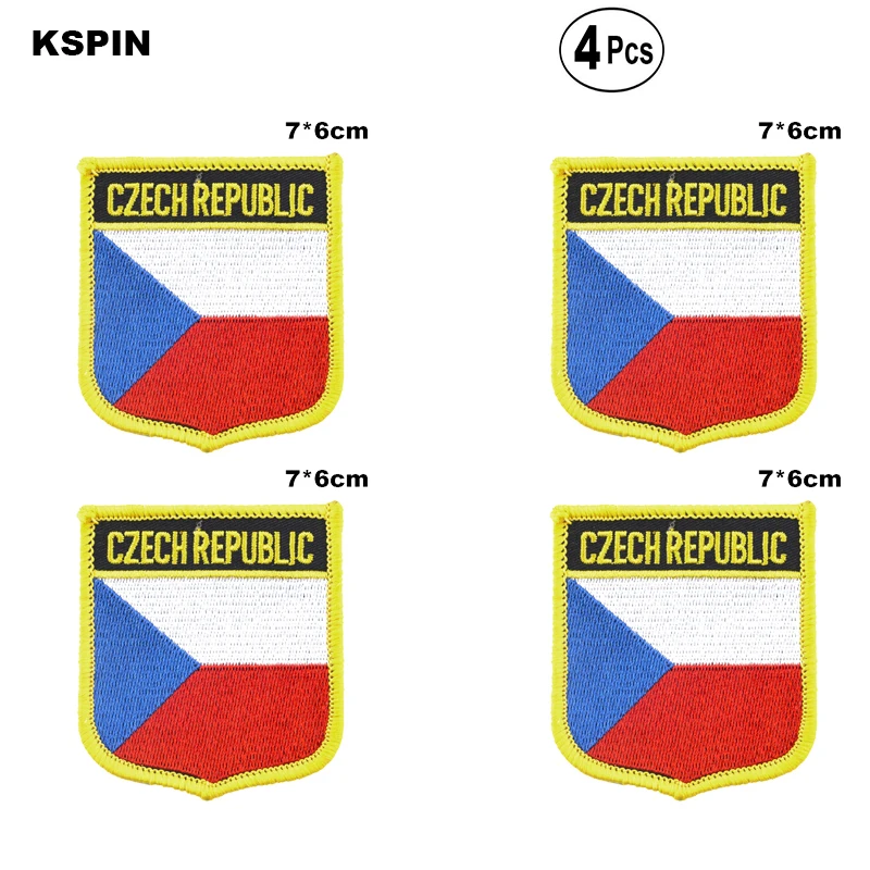 Того Shiled форма флаг нашивки с национальным флагом для одежды DIY украшения PT0051-S |