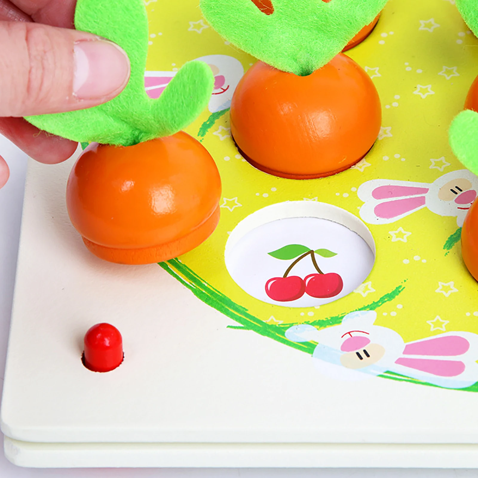 

Montessori Kids Brain Math Toy Memory Toys Carrot Memory Chess With Cartoon Cards Early Learning Memory Training Matching Game