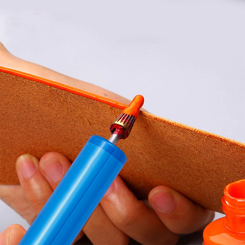 LMDZ латунная головка кожаная кромка масляная ручка краска для рисования кожаные