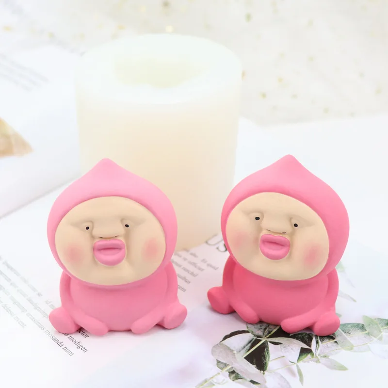 Новая забавная форма для свечей в мультяшном стиле сделай сам ароматерапии Kobito