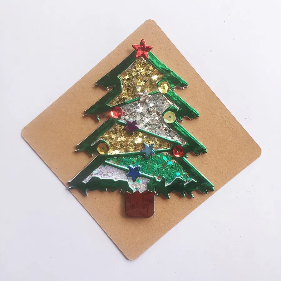 Металлические Вырубные штампы &quotЗвездное дерево&quot новинка 2022 рельефный