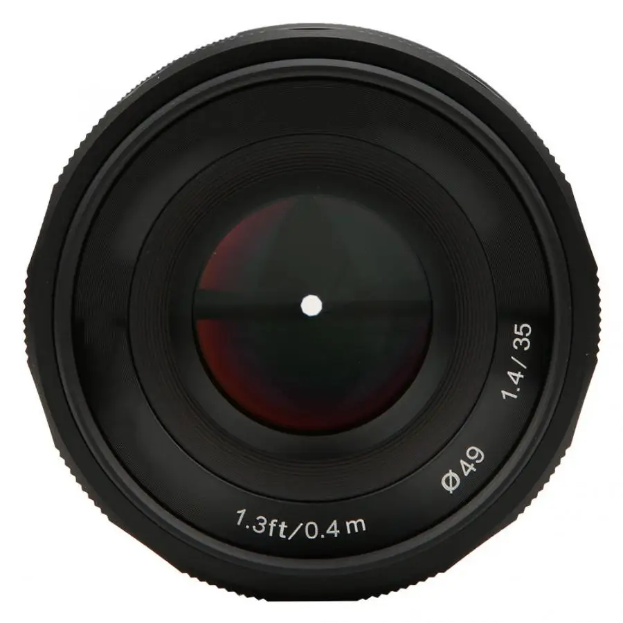 Meike 35 мм F1.4APS-C Фокус объектив портрет Большая диафрагма для Canon EOS-M EF-M Крепление объектива камеры