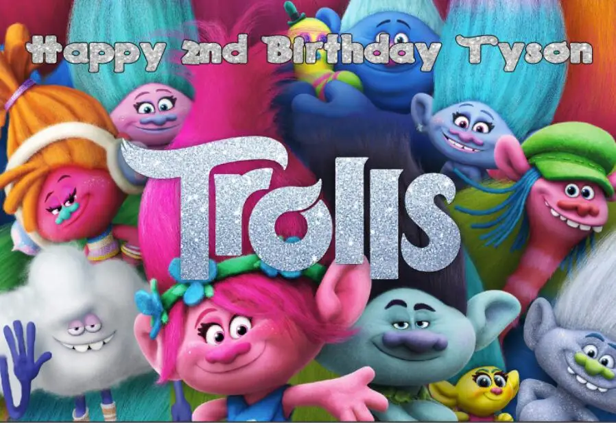 Виниловый фон для студийной фотосъемки 7 Х5 футов с изображением троллей