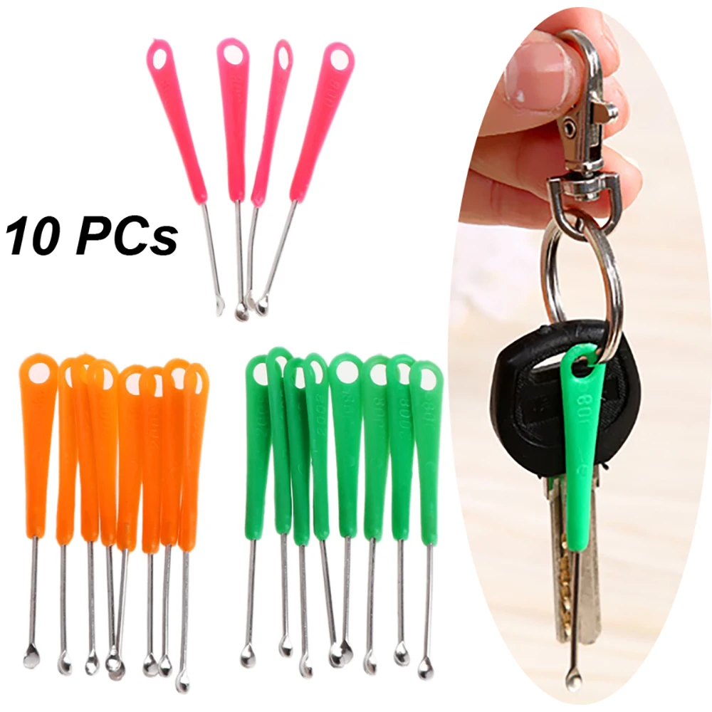 

10 PCs Mini Portable Ear Care Ear Spoon Ear Wax Removal Tools Ear Cleaning Tools Earwax Cleaner Non-slip Design Portable Ear Wax