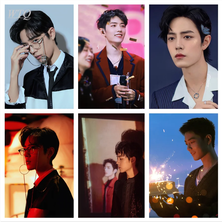 Китайский актер Сяо Чжан Настенный декор плакат черно-белый холст живопись Ретро