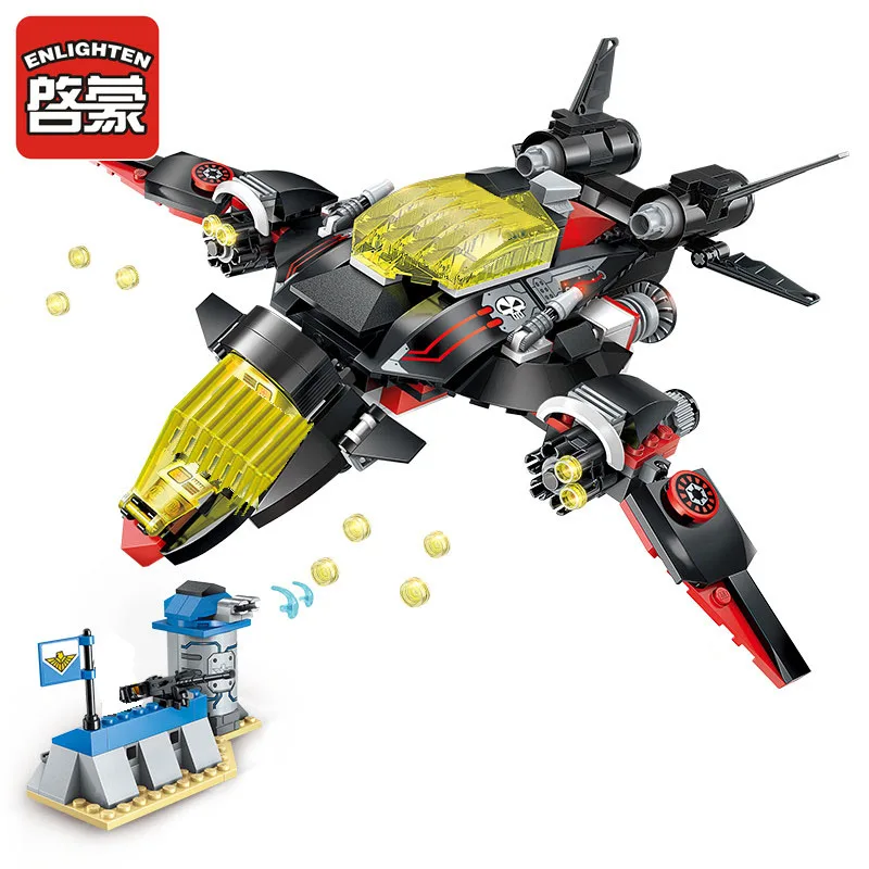 Просвечивающий строительный блок высокотехнологичная Эра черный блестящий