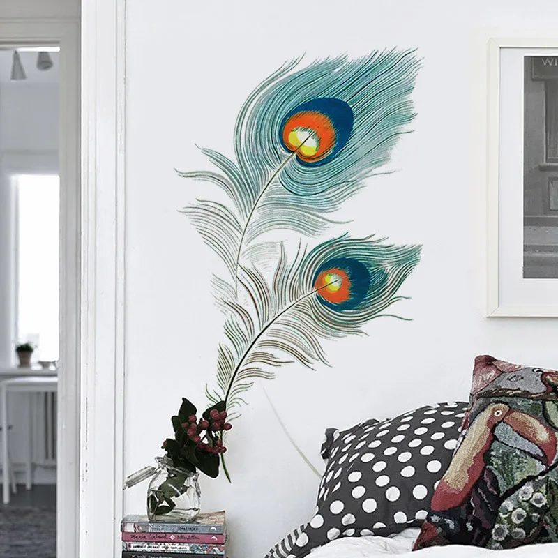 

Large Wall Sticker Landscape Painting Wall Cozy Bedroom Study Room Decoration Wallpaper Nordic Style PVC Posters Decals