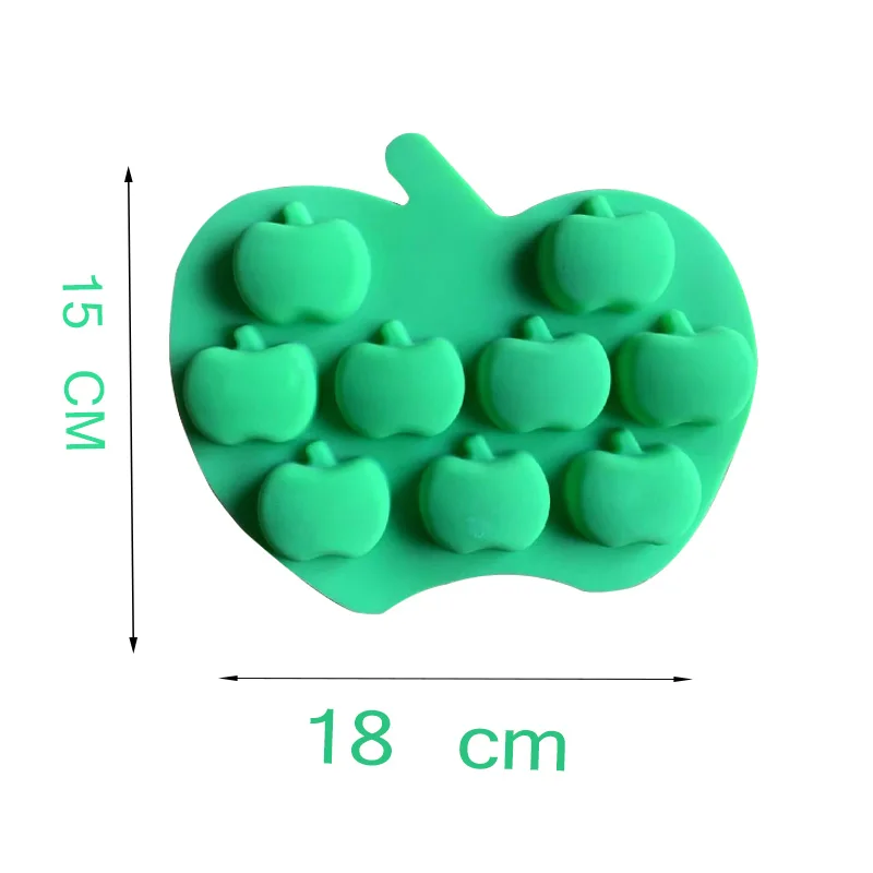 FDA силиконовая форма для льда яблочный лоток силиконовые формы украшения тортов