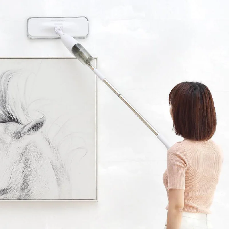 Mijia-Fregona Xiaomi Deerma con Pulverizador de Agua, Mopa Barredora Plana para Limpieza del Hogar con Rotaci&oacute;n de 360 grados, Trapeador Limpiador de Polvo, Original-2