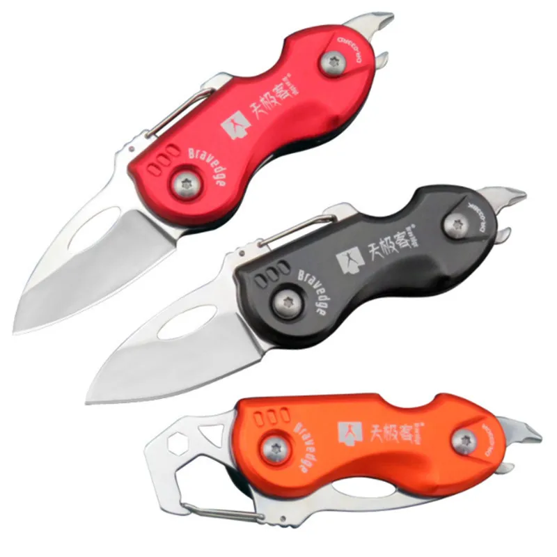 Складной Многофункциональный складной нож для DR-033BK 420HC с лезвием светодиодный