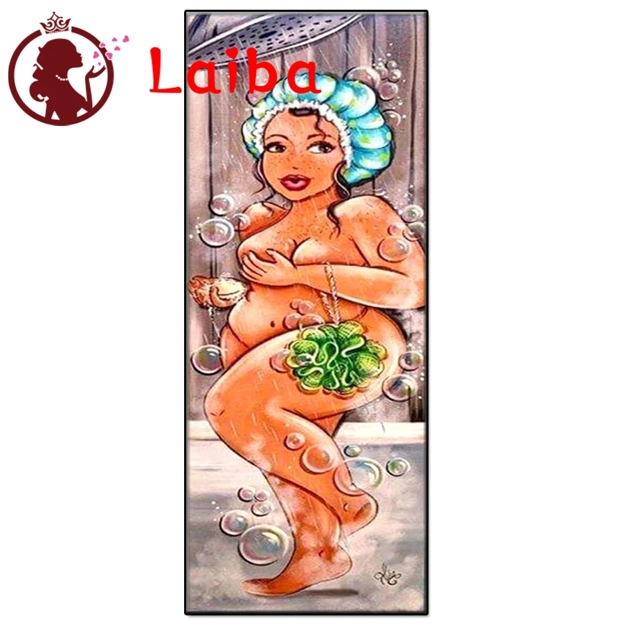 

Новый Алмазная вышивка жира Lady Bath 2019 алмазов картина камни в форме ромба круглый Дрель Стразы картина, Алмазная мозаика бисером