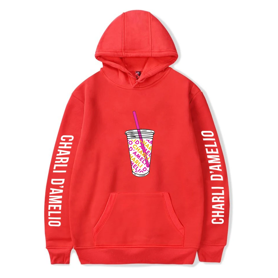 

New Ice Coffee Splatter Hoodies Sweatshirts Men Women Fashion oversized hoodie Charli DAmelio Unisex Pullover Costume Tracksuits