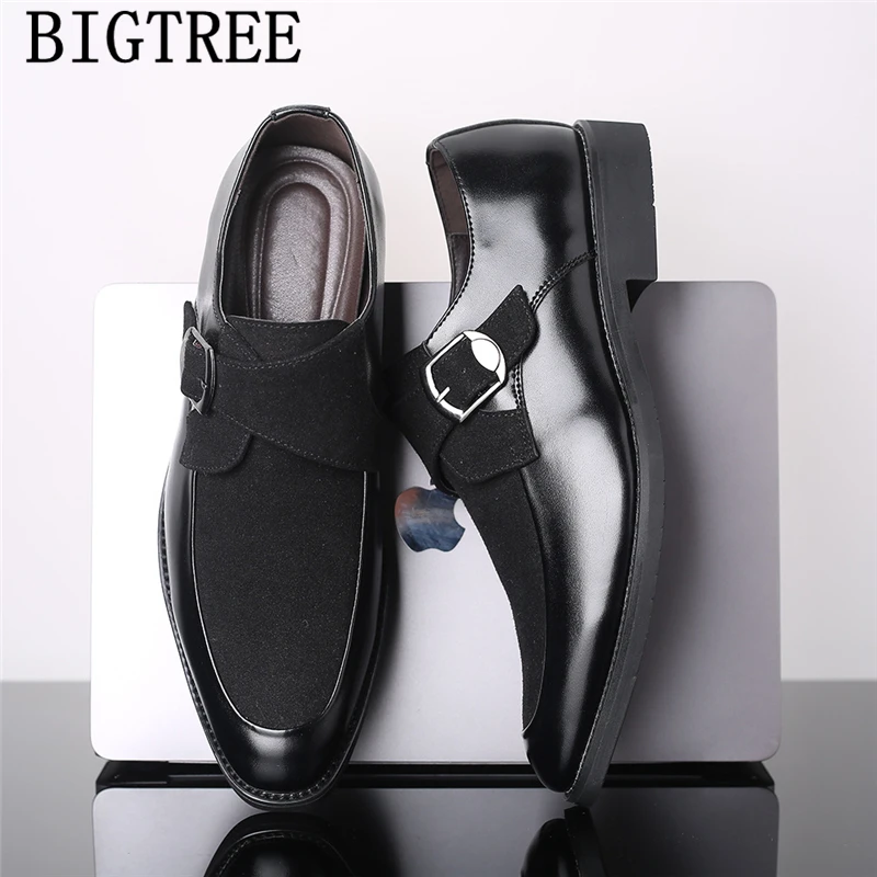 Мужские модельные туфли Кожаные вечерние офисные Мужская официальная Свадебная