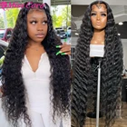 Miss Cara волосы Свободные глубокие волны кружевной передний парик 13x 4 кружевной передний al человеческий волос парик свободный глубокий волнистый парик бразильский Remy Кудрявый волнистый парик
