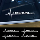 Наклейки на боковое стекло автомобиля для Nissan Qashqai Juke Leaf Micra 350Z 370Z Armada Elgrand Kicks Livina Navara NV200 Pathfinder Serena