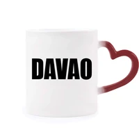 davao philippines city morphing mug heat sensitive red heart cup