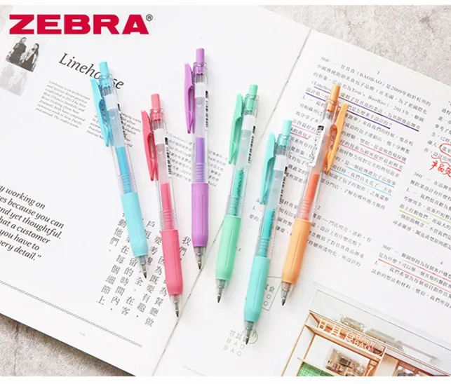 5/8/10/20pcs Japan Zebra SARASA CLIP JJ15 Colour Gel Ink Pen 0.5mm Conventional /Milk /Vintage/Neon Color 43 Colors Optional |