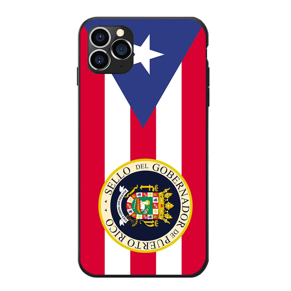 Чехлы для телефонов из ТПУ с национальным флагом Пуэрто-Рико и гербом VIVO X21 23 S5 V17