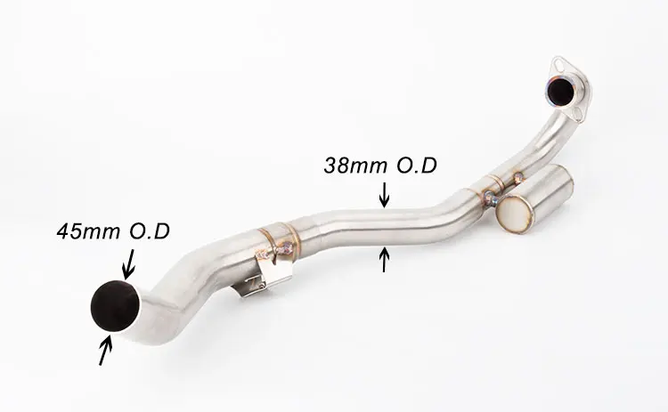 Выхлопная труба для мотоцикла передняя секция CRF150F CRF230F CRF250R Соединительная с