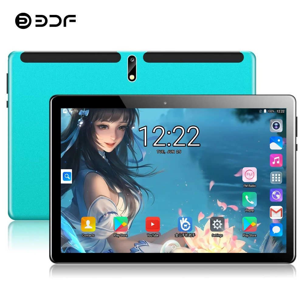 BDF новая система 10 дюймов планшет 4G LTE телефонный звонок Android 9 0 WiFi Bluetooth 8 ГБ/128 ГБ Tab