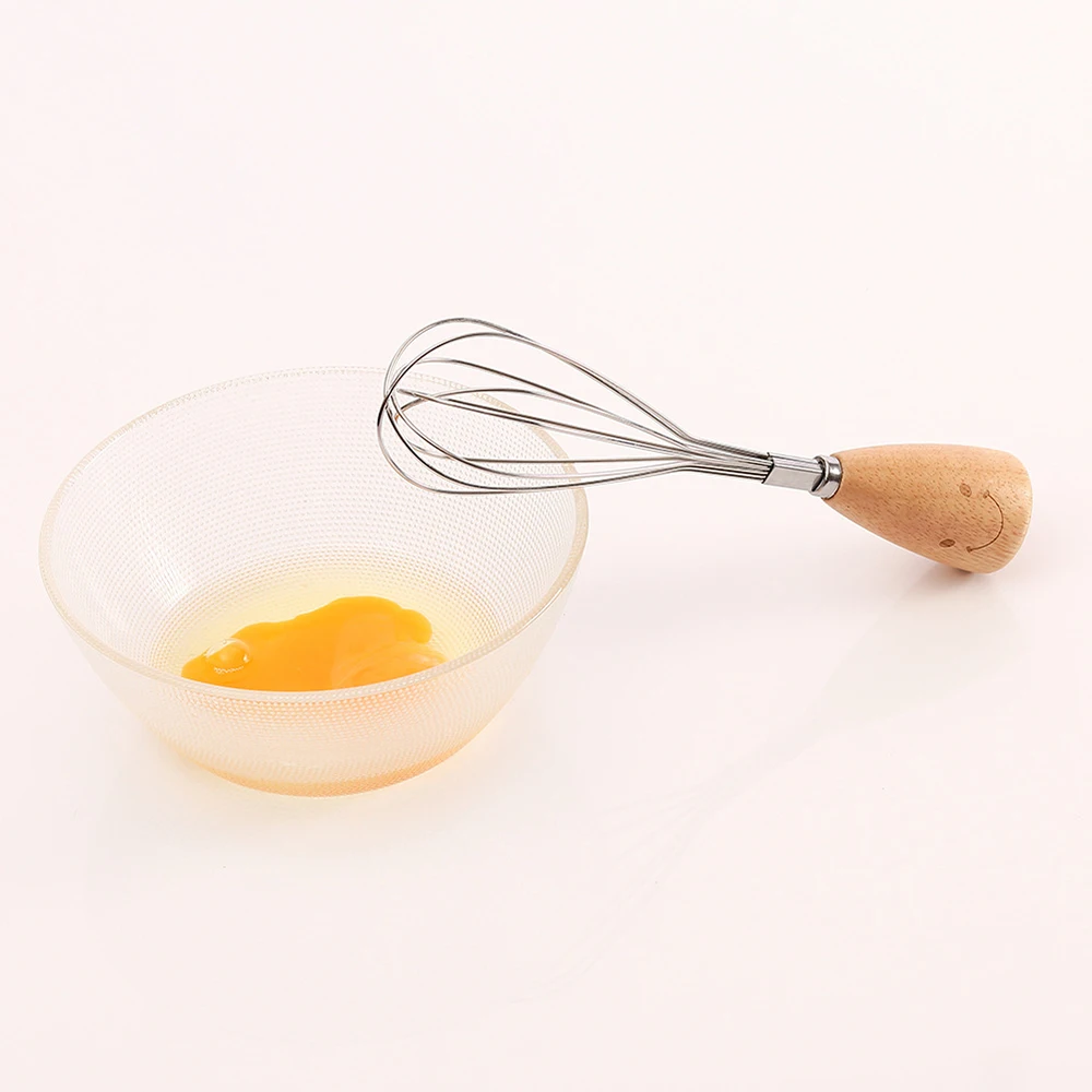 Здоровый мультфильм смайлик Нескользящая деревянная ручка кухонный смеситель