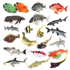 Новая модель искусственных животных, эхолот для дайвинга, тунец, группер, тропическая рыба, ПВХ экшн-фигурки, Детские коллекционные игрушки